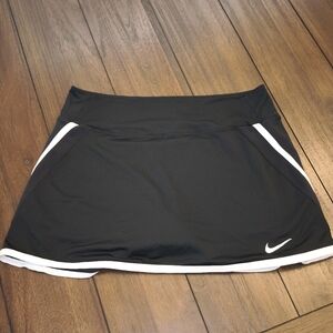 Nike Black Drifit Skort with White Trim